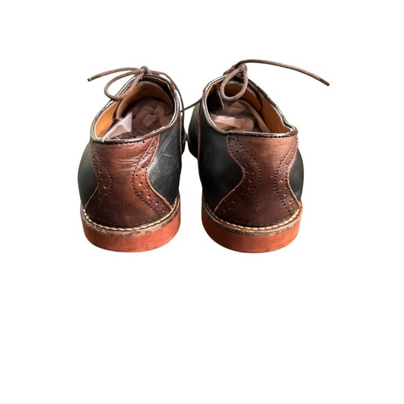 G.H. Bass Men\'s Burlington Leather Two-Tone Saddle Shoes Preppy Retro Oxford 13